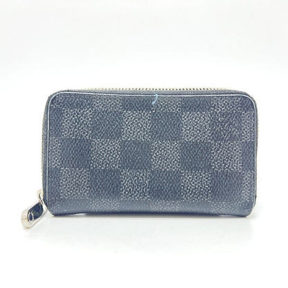 Louis Vuitton Coin Case Graphite Zippy Coin Purse N63076 Damier Graphite Canvas