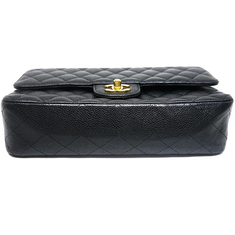 Chanel Matelasse 25 Chain Shoulder Bag W Flap Black