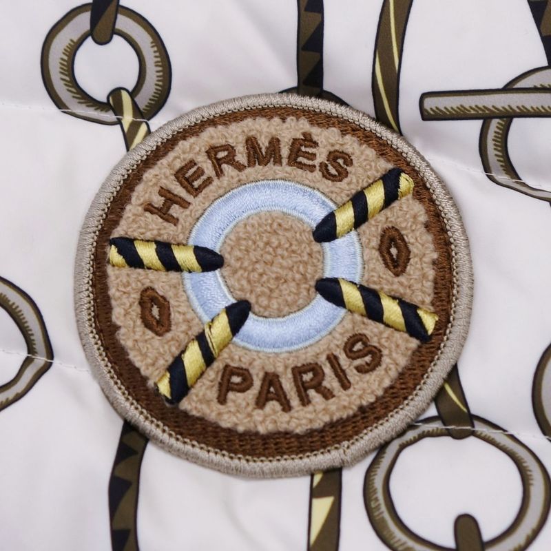 Hermes 23AW Belt Gilet Down Vest Zip Up