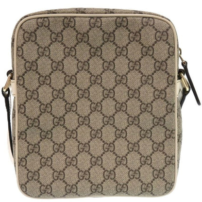 Gucci GG Supreme 233268 PVC GG Supreme Canvas Brown Shoulder Bag 0398 Gucci