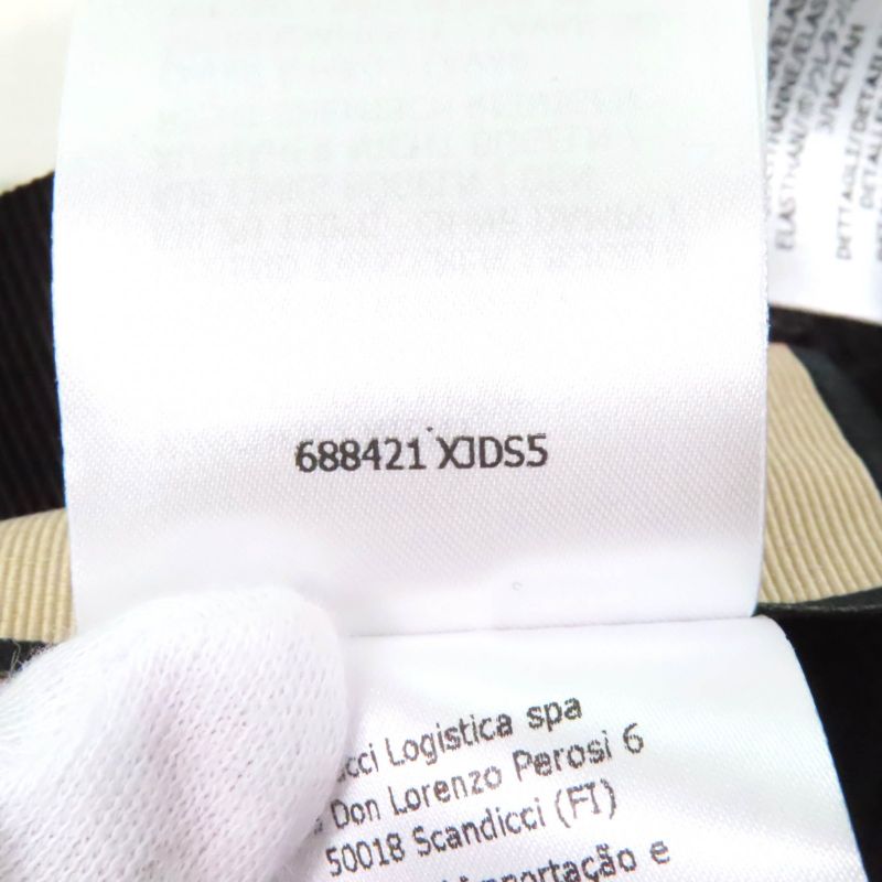 Gucci 22SS 688421 Logo Design Biker Shorts Leggings Half Pants Black S Made In