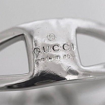 Gucci Ring Silver Interlocking