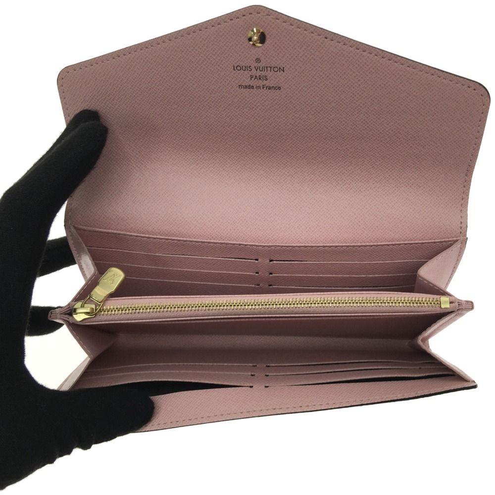 Louis Vuitton Ladies Long Wallet Monogram Portefeuille Sarah Rose Ballerine