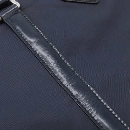 Prada 2way Bag Tessuto 2way Tote Bag Nylon Leather Navy Silver Hardware Navy