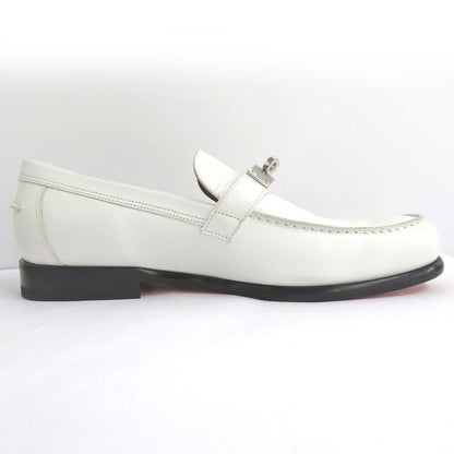 Hermes Loafers - Kelly Hardware White Silver-hardware 41 26.5cm