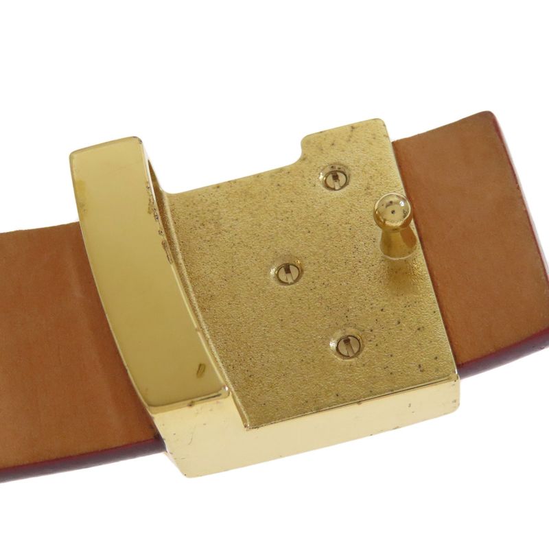 Louis Vuitton Saint Laurent LV Initials Belt Nomad Leather Men's