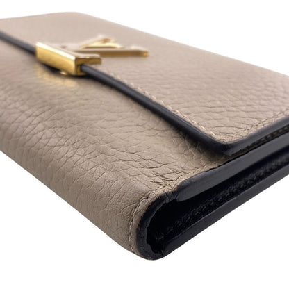 Louis Vuitton M62159 Portefeuille Capucines Compact Wallet LV Logo Trifold