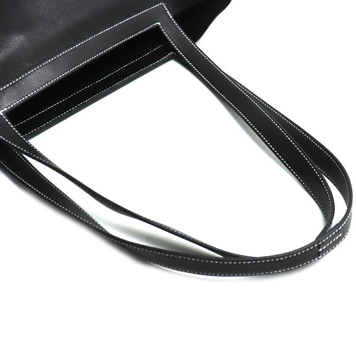 Hermes Cabas Serie 31 Tote Bag Black Ladies Pre-owned Stamped B
