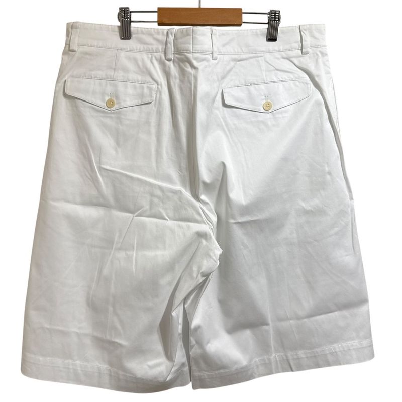 22ss Hermes One Tuck Wide Shorts Size S White Mens Used