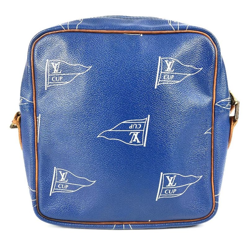 Louis Vuitton Shoulder Bag Sac San Diego M80010 Leather Blue