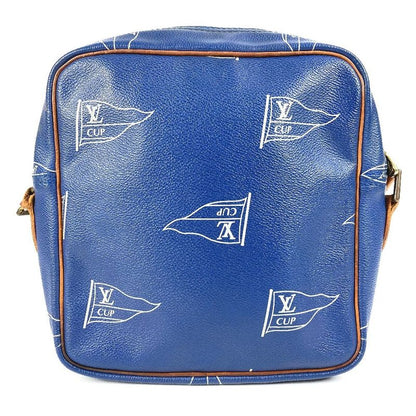 Louis Vuitton Shoulder Bag Sac San Diego M80010 Leather Blue