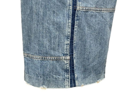 Miu Miu Denim Skirt Cotton Blue — view 4