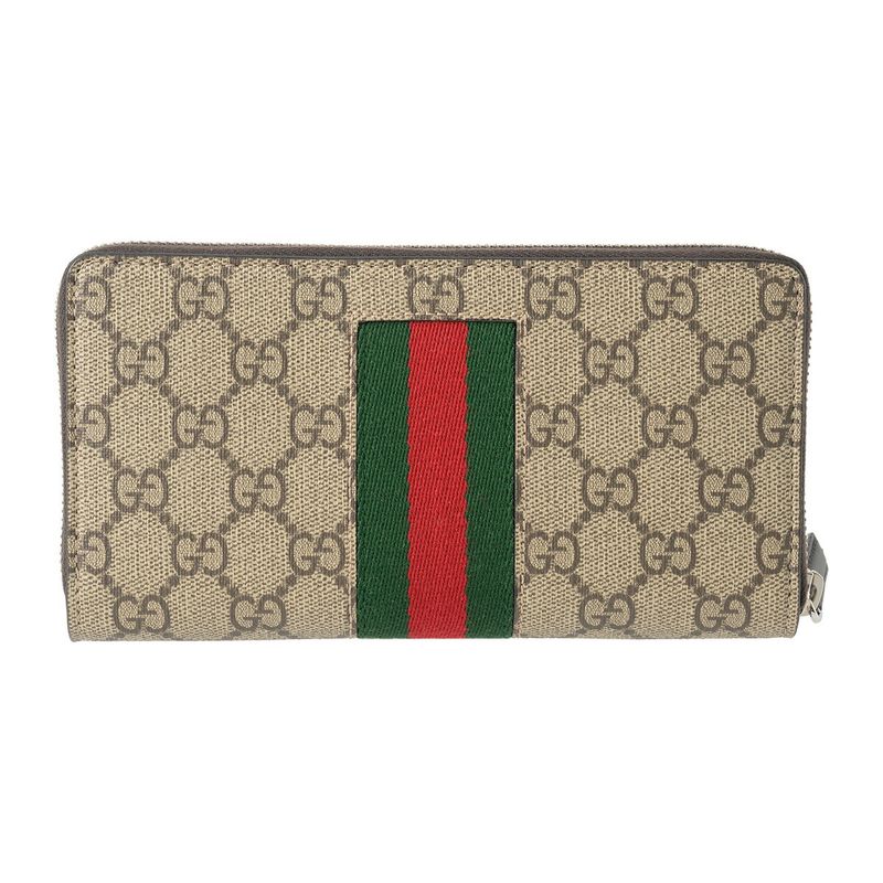 Gucci Long Wallet GG Supreme Beige/multi