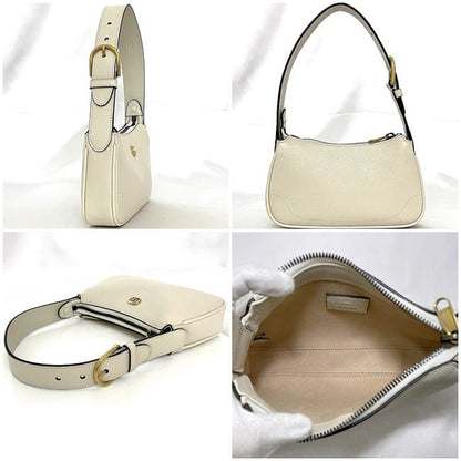 Gucci Mini Shoulder Bag Aphrodite White GG Marmont