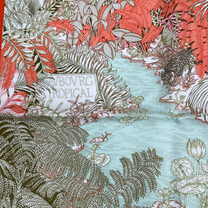 Hermes Carre 90 Faubourg Tropical Faubourg Tropical Multicolor With Box