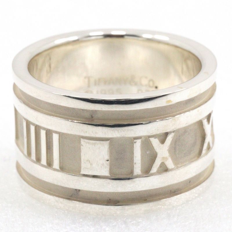 [tiffany & Co] Tiffany & Co Atlas Silver 925 Size 11 Ladies 9.8g Ring