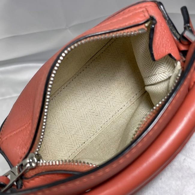 Loewe 2way Mini Shoulder Nano Puzzle Bag Orange Puzzle