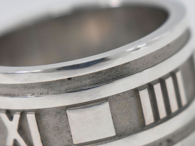 Authentic Tiffany & Co Tiffany & Co Atlas Wide 925 Ring Size 19 Silver Atlas