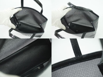 Authentic Prada Sequined Mesh Tote Handbag Black Bag Pre-owned [follow-up