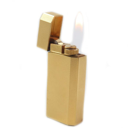  Cartier Pentagonal All-over Pattern Short Roller Gas Lighter