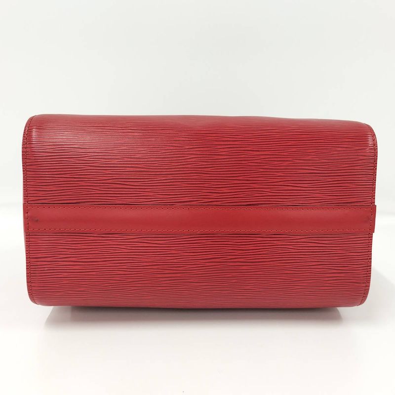 Louis Vuitton Speedy 25 Mini Boston Bag Epi Leather Castilian Red M43017