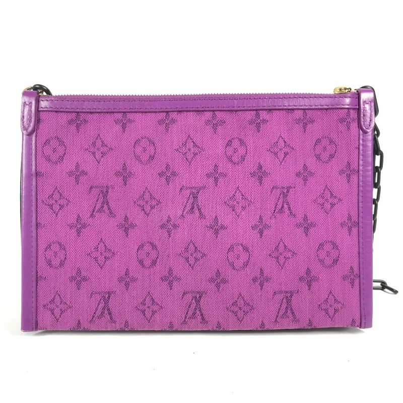 Louis Vuitton Shoulder Bag Flat Messenger M44641 Monogram Canvas Brown