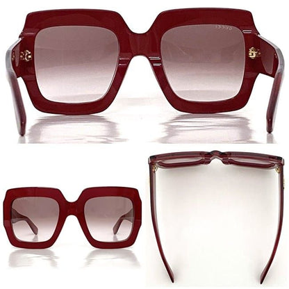 Gucci Sunglasses In Red Interlocking Gg0178s Excellent Condition