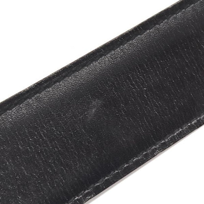 Hermes Belt Horse Buckle #90 Box Calf Vogue River Black and Gold #90 Gold