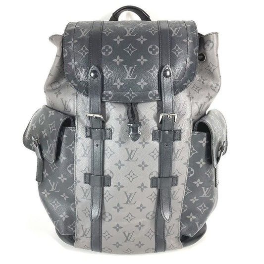 Louis Vuitton Backpack Sac Christopher MM M45419 Monogram Eclipse Canvas Black
