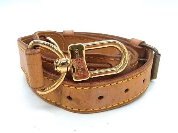 Louis Vuitton Leather Shoulder Strap For Bag Shoulder Crossbody Ladies Brown
