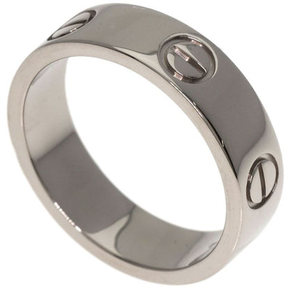 Cartier Love Ring #56 Ring - 18K White Gold Ladies