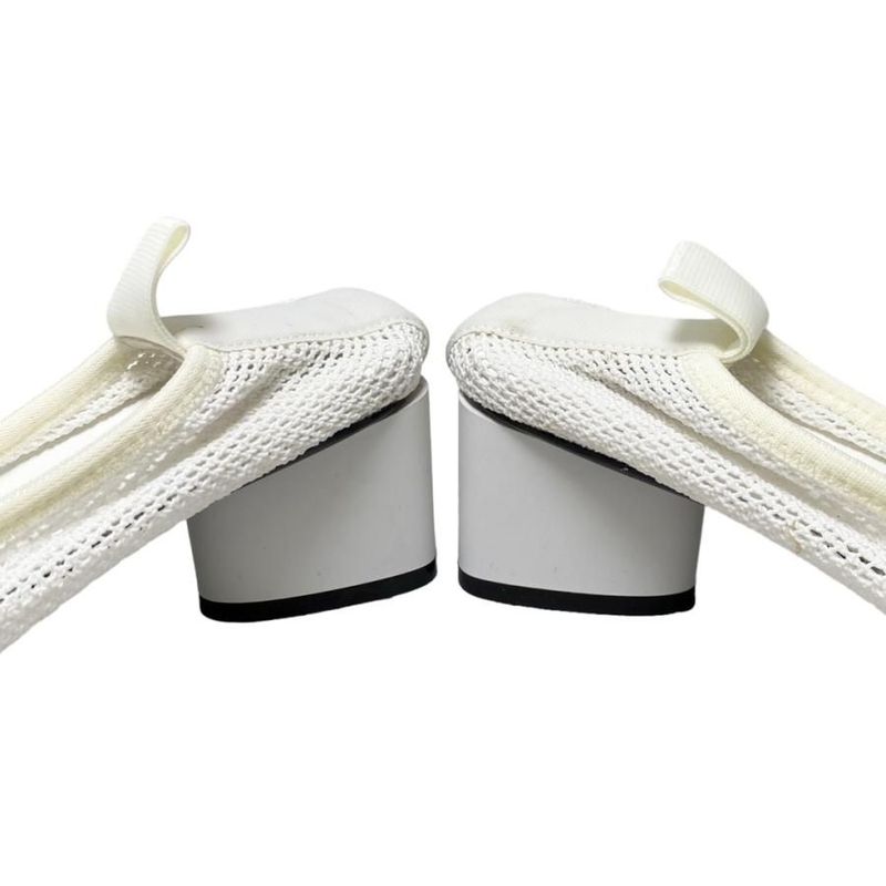 Bottega Veneta Mesh Flex Pumps 36 1 2 White