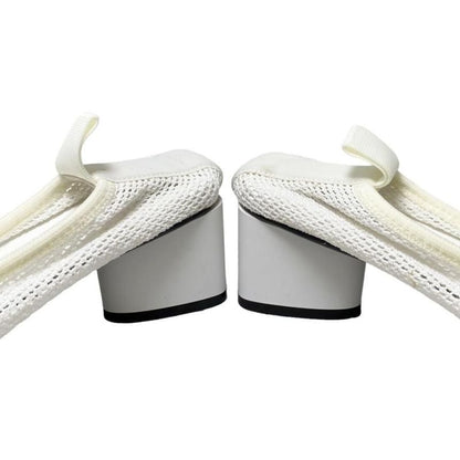 Bottega Veneta Mesh Flex Pumps 36 1 2 White