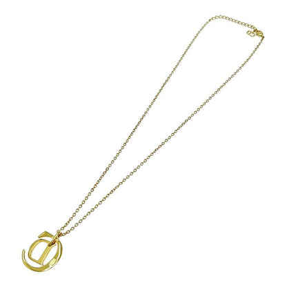 Christian Dior GP CD Logo Necklace Women's Gold 357890 Necklace