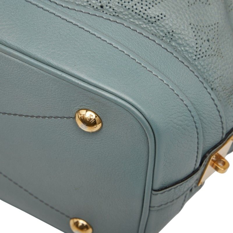 Louis Vuitton Monogram Mahina Stella PM Handbag Shoulder Bag 2WAY M93176 Blue