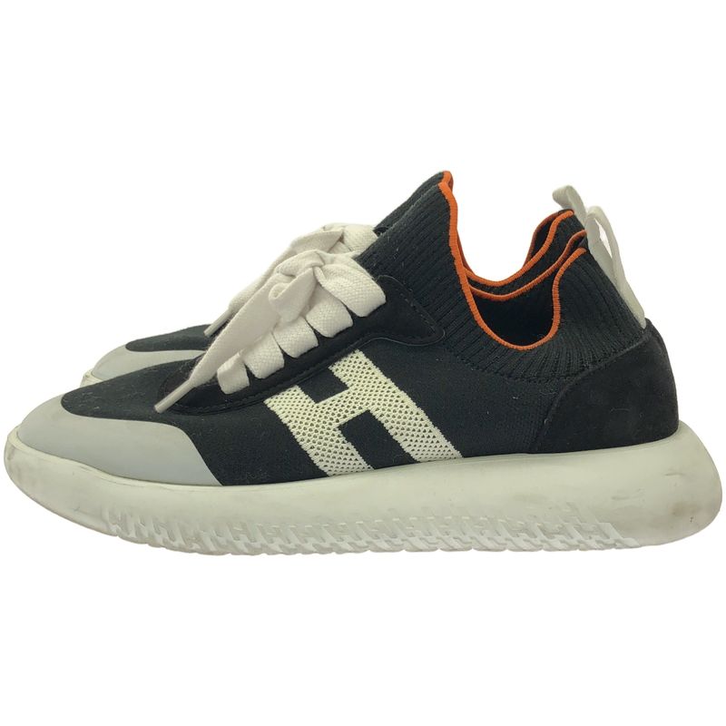 Hermes Crew Knit Sneakers Black 35 1 2