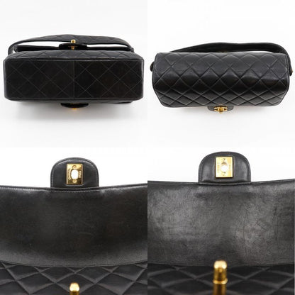 Chanel Double Face Matelasse Lambskin Black Ladies Handbag