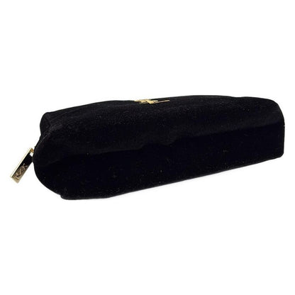 Yvessaint Laurent Parfums Pouch - Black Embroidery