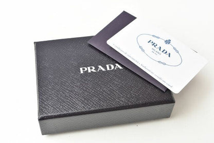 Prada Key Case Key Holder Prada 6 Rings 1pg222 Vitello MOVE Shape Push Leather