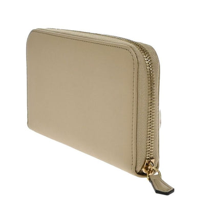 Fendi Long Wallet Round Zipper Wallet Beige 30ka959