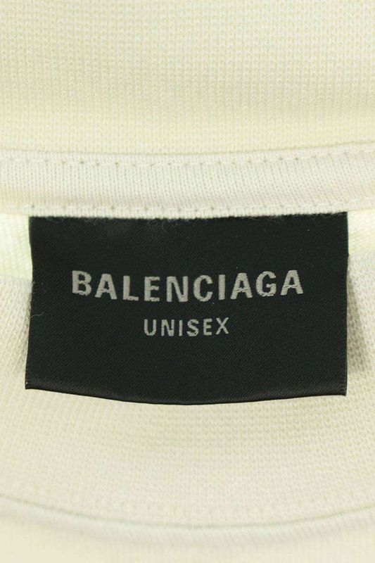 Balenciaga 22AW 712398 Tnvb3 Be Different Embroidery T-shirt Men 2