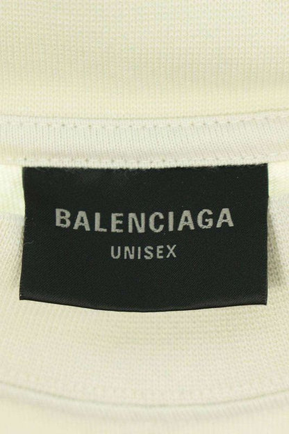 Balenciaga 22AW 712398 Tnvb3 Be Different Embroidery T-shirt Men 2