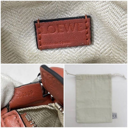 Loewe 2way Mini Shoulder Nano Puzzle Bag Orange Puzzle