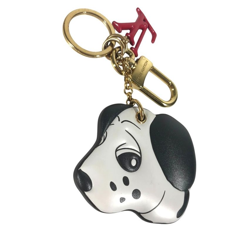 Louis Vuitton Key Holder Key Holder - Animogram Dog M01967 Leather White