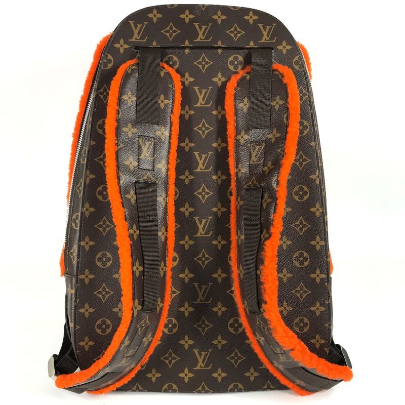Louis Vuitton Backpack Sac Celebrating Backpack M40277 Fur Orange
