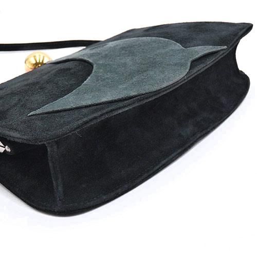 Hermes Sac Amarys Asika Dobris Grey And Black Shoulder Bag Silver