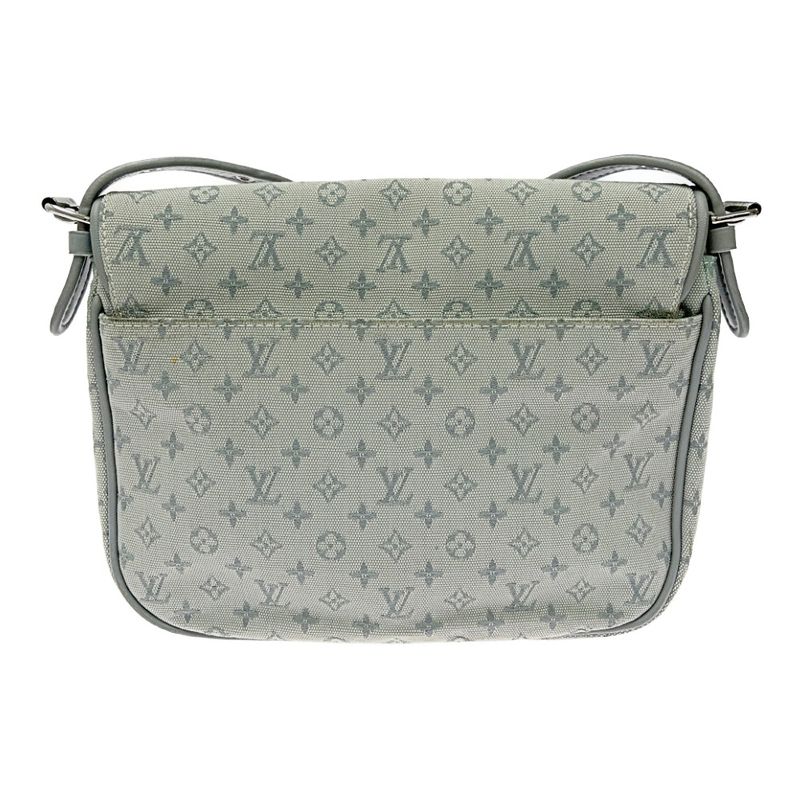 Louis Vuitton M92279 Monogram Mini Canvas Leather Contre de Fe Musette Grey