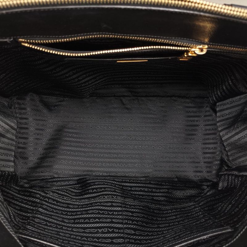 Prada Galleria Black Saffiano Leather Bn18027 R 165