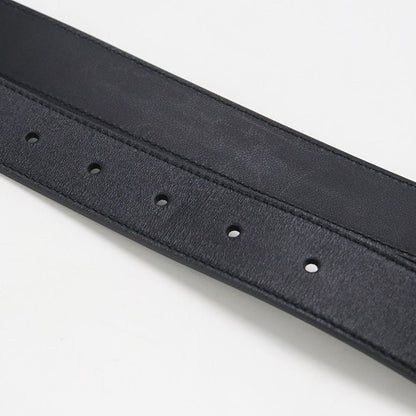 Gucci Reversible Slim Belt Double G Gu88987 Belt Leather Reversible Slim Belt