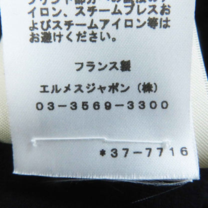 Hermes 23SS 3h4611dl Do Re Boucles Do Re Boucles Cotton Short Sleeve T-shirt